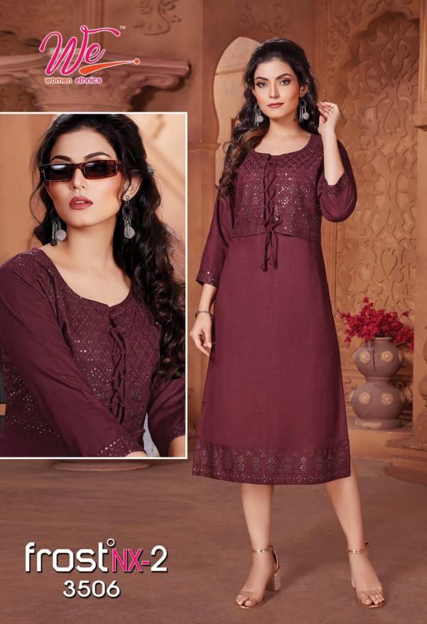 We Frost Nx 2 Rayon Wear Designer Kurti Collection